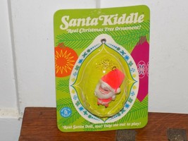 Vintage 1968 Santa Kiddle On Card Christmas Tree Ornament - $1,568.55 MXN