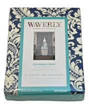 Waverly Home Classics Donnington Cornflower Panel 52 x 84&quot; #0792524 Blue White - $32.18