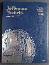 Whitman Jefferson Nickels Nickel Coin Folder 1962-1995 Number 2 Album Bo... - $9.55