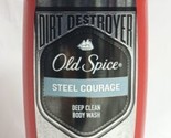 Old Spice Dirt Destroyer Body Wash Steel Courage 16 Oz.  - £32.43 GBP