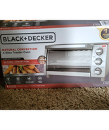 NWOT BLACK+DECKER 4-Slice Toaster Oven, Convection Bake, Broil Stay Warm  - £31.72 GBP