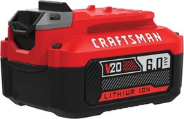 Cmcb206: Craftsman V20 Craftsman Battery, 6Ah. - £107.70 GBP