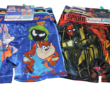 Spider-Man &amp; Space Jam Boys 4 Packs Boxers Underwear Size 10 NWT Lot of 2 - £15.66 GBP