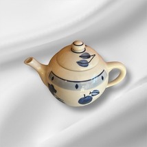 Vintage Hartstone Blue Orchard 6 Cup Teapot Rare Large Tea Pot 1989 - $3.93