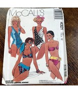 McCall&#39;s 4321 Swimsuit Vintage Sewing Pattern Size 12 Uncut - $132.07 MXN