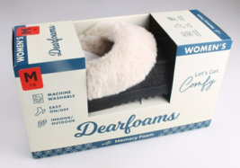 Pantofole Da Donna Dearfoams Con Schiuma Memoria Nere NUOVE In Scatola - $19.96