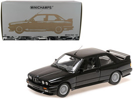 1987 BMW M3 Street Black Metallic 1/18 Diecast Car Minichamps - $212.79