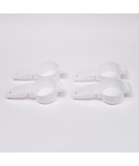 NEW TUPPERWARE SET OF 4 WHITE MINI TEA STRAINERS HOOK ONTO CUP-879 - £5.78 GBP