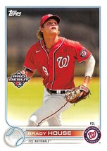 2022 Topps Pro Debut #PD3 Brady House RC Rookie Card Nationals ⚾ - £0.69 GBP