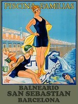 San Sebastian Barcelona Decorative Poster. Graphic Art Interior Design. 2575 - $17.10+