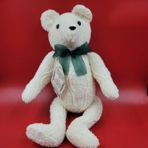 Hand Crafted Bear by Char 20&quot;  English cotton Ozark Mtn Crafts w/Tag  Vintage  - £9.81 GBP