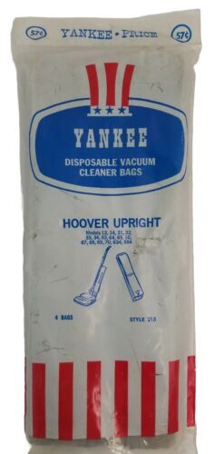 FOR Hoover Upright Style 215 Yankee 4 Vacuum Cleaner Bags - $7.68