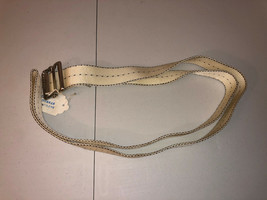 Military Grade Towing Securing Tie Down Strap White 6 FT Buckle W/ CINCH... - £9.49 GBP