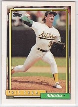 M) 1992 Topps Baseball Trading Card - Eric Show #132 - $1.97