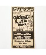 1963 Parkway Drive In Gidget Goes To Rome Movie Advertisement Kirk Dougl... - €17,16 EUR