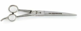 Fine Point Shears Professional Dog Pet Grooming 8 1/2&quot; Curved Micro Serr... - £62.06 GBP