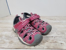 Sperry Girls Wet Tech Fish Magenta Gray Shoes Size 9M Water Shoes - $361.56 MXN