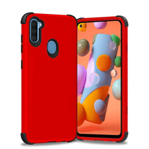 For Samsung A11 King Dual Layer Tough Hybrid Case RED - £6.10 GBP