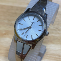 Timex TW2R98700 Lady 30m All Silver Analog Quartz Watch~New Battery - £12.10 GBP
