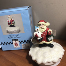 Midwest Of Cannon Falls Jolly Follies Sandi Evans “Santa ‘n Me”Candle Ja... - $456.79 MXN