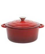 Gibson Home Addlestone 5 Quart Enameled Cast Iron Dutch Oven with Lid in... - $1,504.10 MXN