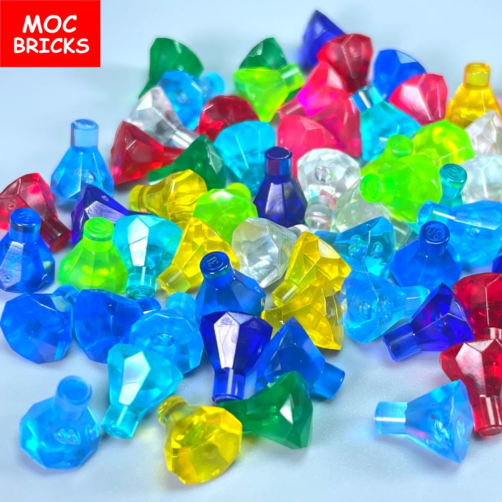 200pcs/lot MOC Bricks Jewel Treasure Diamond Gem compatible 30153 28556 - £12.63 GBP+