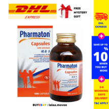 100&#39;s PHARMATON Capsules with Ginseng Extract and Selenium - Energy Booster DHL - £51.69 GBP