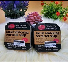 2 Veetgold  Charcoal Soap. Facial Whitening Corrector Soap. 100g X 2 - $22.98