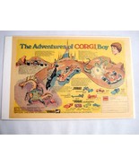 1972 Corgi Color Ad The Adventures of Corgi Boy 9 Die-cast Cars Featured - €6,93 EUR
