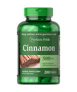 Puritan's Pride Cinnamon 500 mg Capsules 200 Count..+ - $39.59