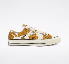 Converse Chuck 70 Vintage Floral Ox Shoe, 568375C Multi Sizes Sunflower Gold/Blk - £82.74 GBP