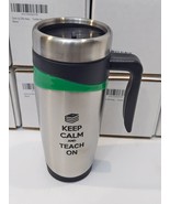 Teacher’s Appreciation Gift Keep Calm &amp; Teach On Tumblers - $187.45 MXN