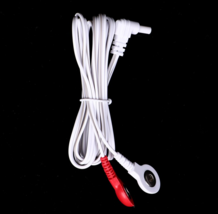Electrode Cable Wire for TENS - 2.35mm shielded plug with 3.5mm snaps - $11.85