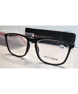 Occi Chiari Black Reading Glasses +2.25 Diopter With Case &amp; Accessories - $14.40