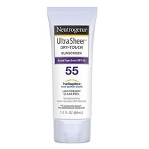 Neutrogena Ultra Sheer Dry-Touch Sunscreen Lotion, Broad Spectrum SPF 55 UVA/UVB - $19.99