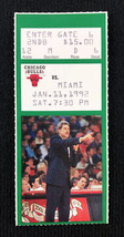 Chicago Bulls vs Indiana Pacers Ticket Stub January 11 1992 1/11/92 Jordan 30 Pt - £23.73 GBP