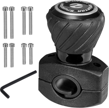 Spurtar Universal Steering Wheel Knob for Cars, Trucks, Golf Carts – Black - $25.73