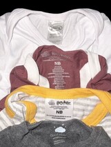 Newborn Baby Clothes Lot 18 Pc Bodysuits Sleepers Honest Gerber Unisex C image 10