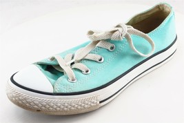 Converse All Star Blue Fabric Casual Shoes Girls Shoes Size 3 - $21.78