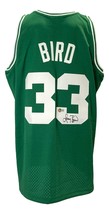 Larry Oiseau Signé Celtics Vert M&amp;N Bois Classique Swingman Jersey Bas ITP - £306.55 GBP