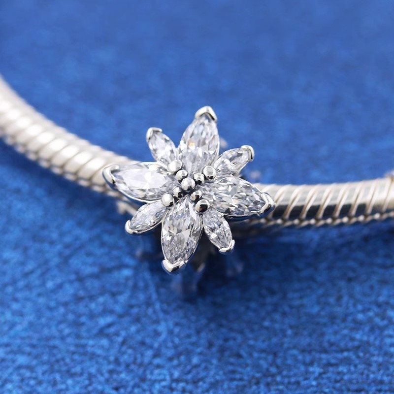 925 Sterling silver Sparkling North Star Charm  793591C01