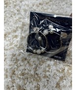 Belk Silverworks Fine Silver Plate Crystal Beading Round Dangle Earrings - $278.96 MXN