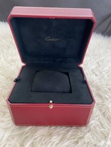 Cartier watch BOX case pantail RED vip gift jewelry BOX novelty - £265.08 GBP