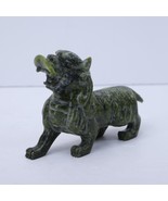 Estate Carved Asian Green Jade/Jadeite Foo Dog Figure - £102.40 GBP