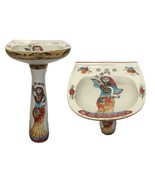 Mexican Talavera Pedestal Sink Handcrafted Ceramic -  Catrina1 - - €778,35 EUR Mexican Talavera Pedestal Sink Handcrafted Ceramic -  Catrina1 - - €778,35 EUR