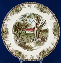 Johnson Bros The Friendly Village Dinner Plate The Stone Wall Lightly Used - £3.93 GBP