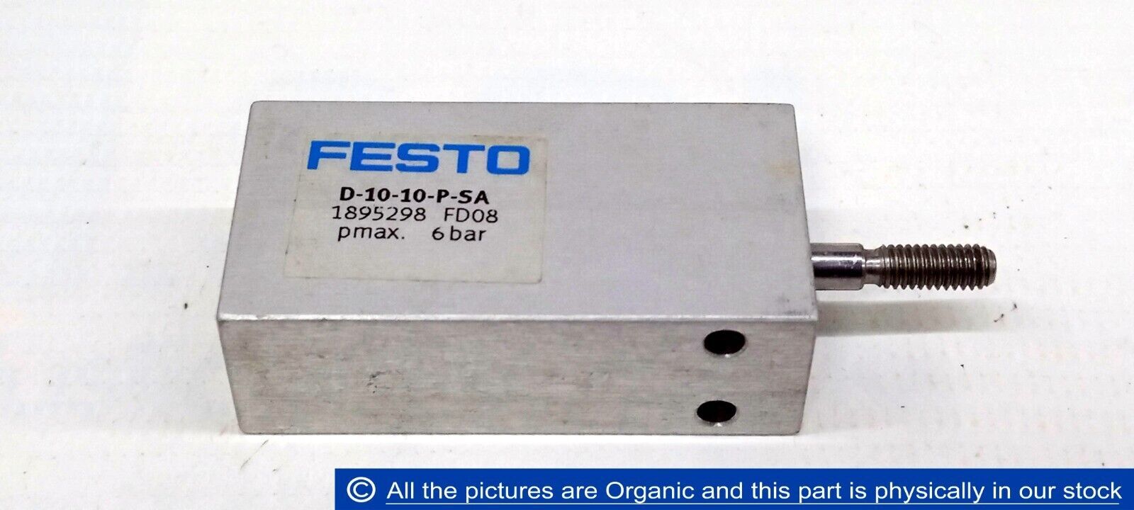 Festo D-10-10-P-SA 1895298 FD08 Short Stroke Cylinder - $78.00