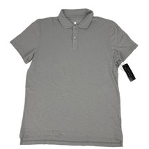 The Men&#39;s Store at Major Dept Store Cotton Slub Polo Shirt Grey-XL - £27.53 GBP