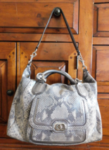 Coach Campbell Embossed Snake Python Leather F26041 Shoulder Bag - £79.92 GBP