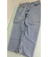 VTG Levis 550 Jeans Men 40X32 Relaxed Fit Tapered Made In USA Light Wash 90's - $39.57
